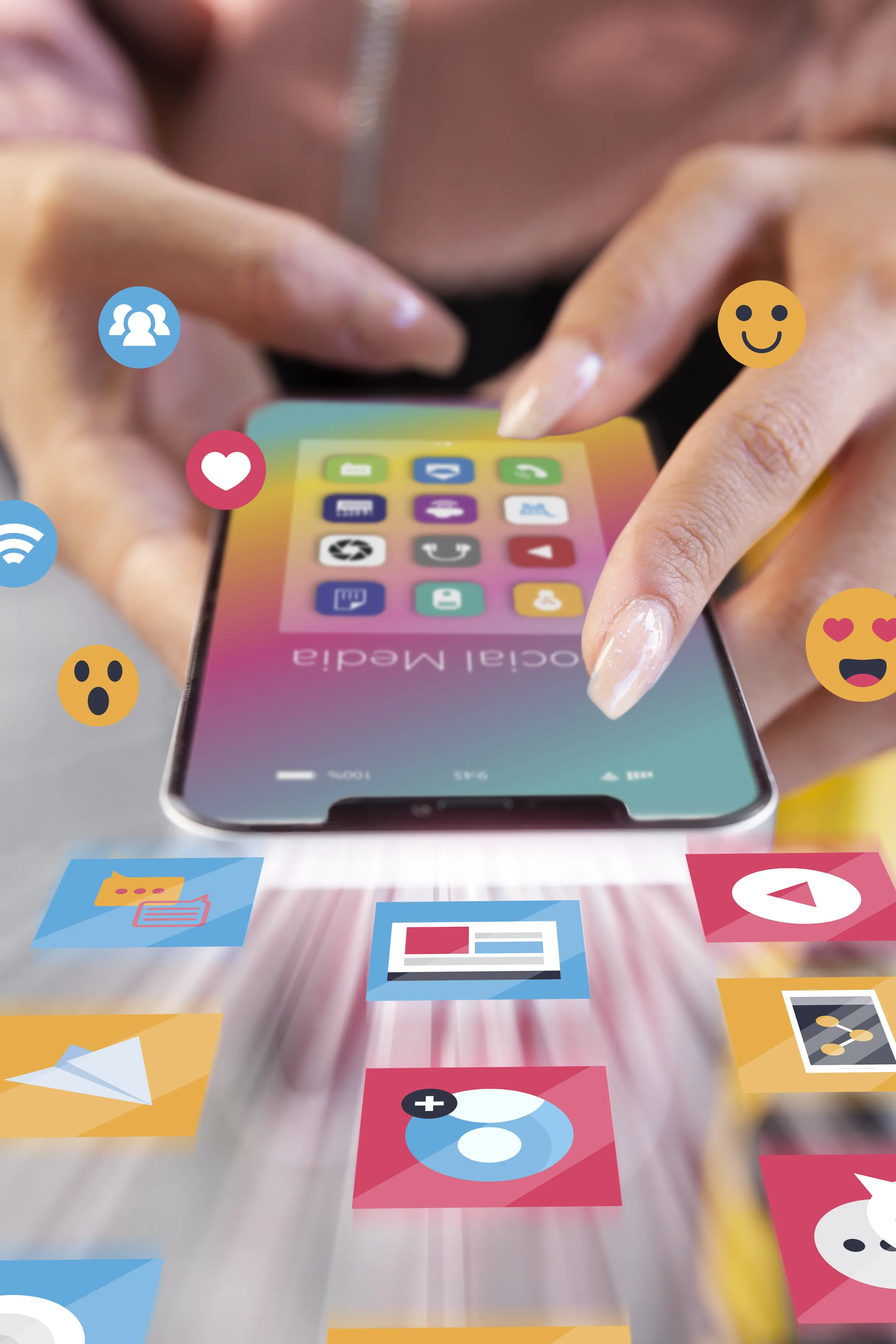 social media marketing concept marketing with applications